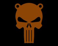 6" Hanging Skull Target - AR500