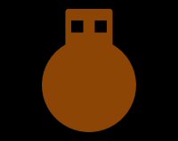 4" Round Bolted Target - AR500