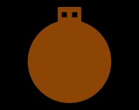 8" Round Bolted Target - AR500